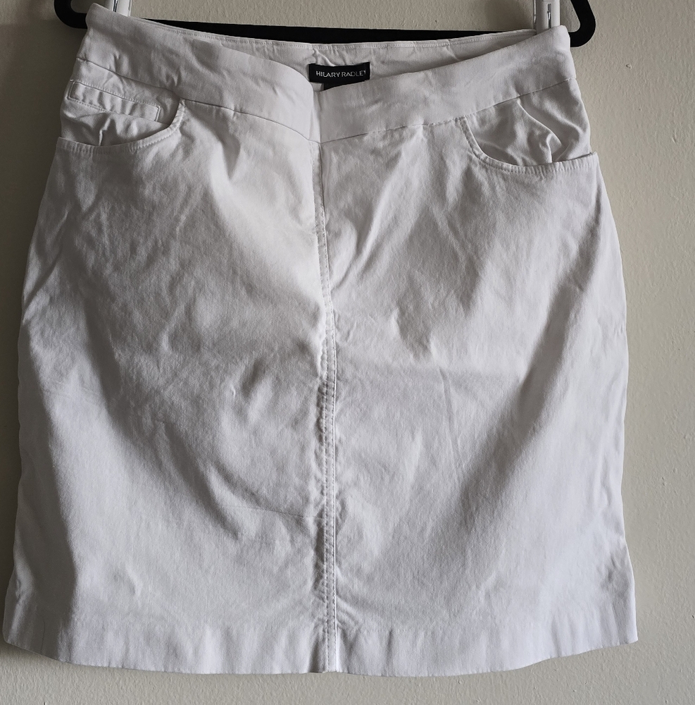 Hilary Radley White Mini Skirt